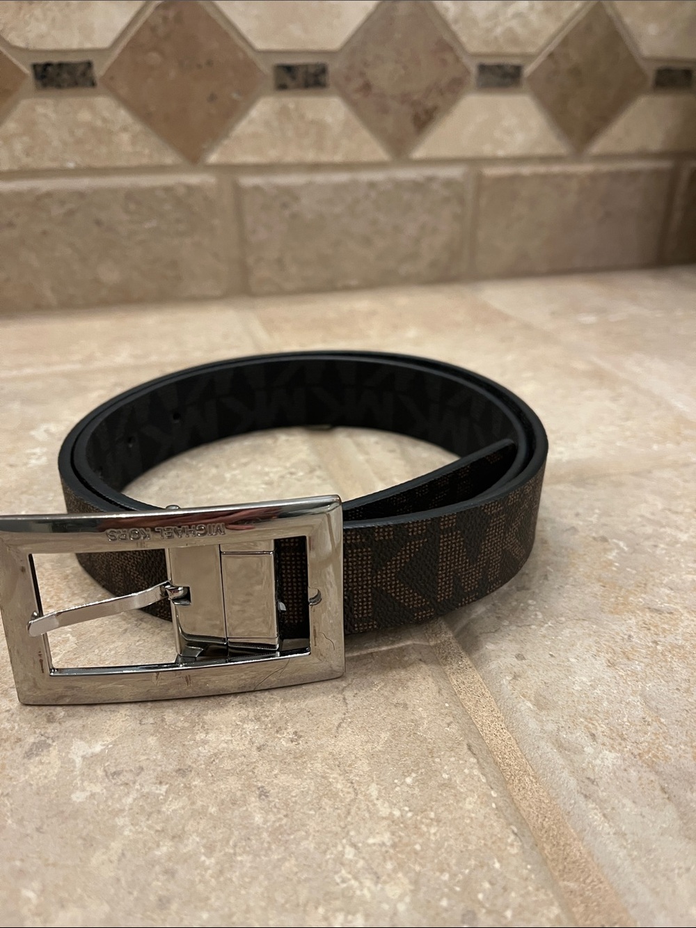 Michael Kors Black/Brown Belt M